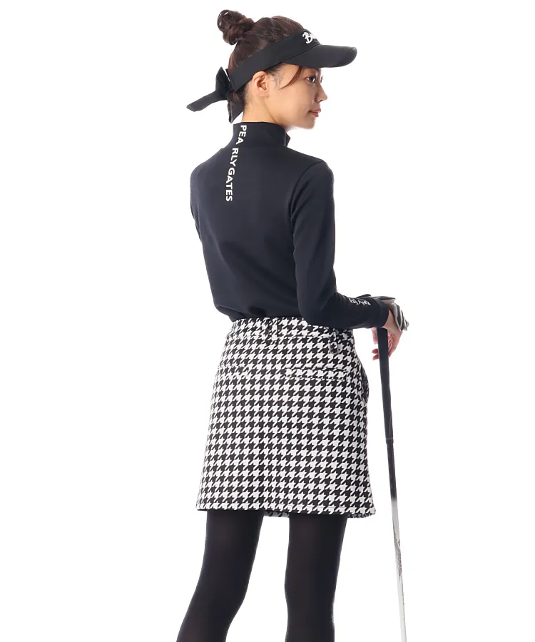 パーリーゲイツ PG スリーブロゴ抗ピルモックネック長袖