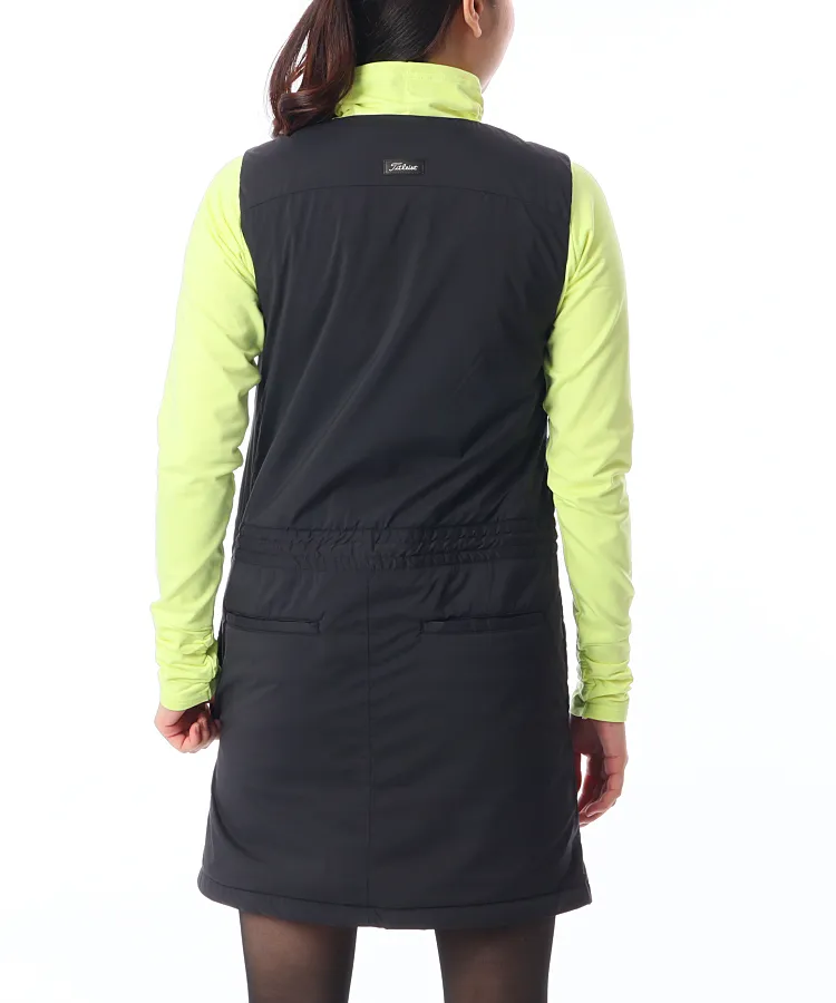 Sサイズ　キャロウェイゴルフ ノースリーブ中綿ワンピース ゴルフウェア レディース 中綿 キルティング ワンピース