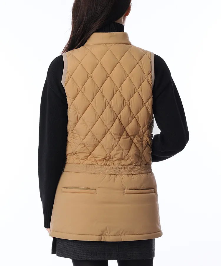 キャロウェイ CA 撥水ストレッチ◇ダウンロングベスト レディース