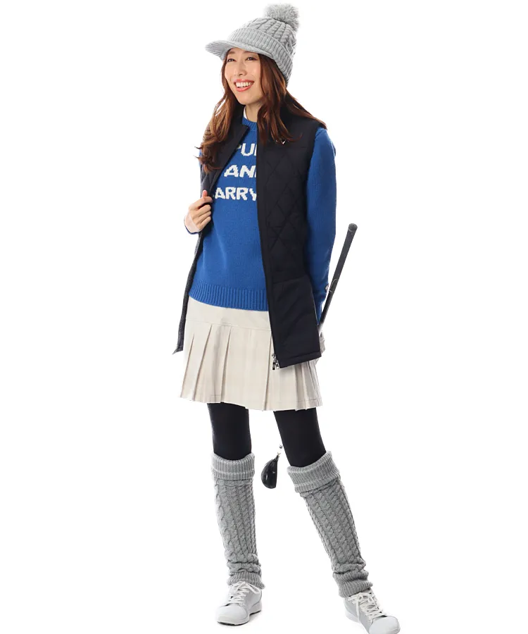 キャロウェイ CA 撥水ストレッチ◇ダウンロングベスト レディース