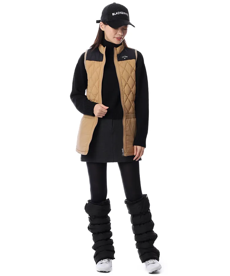 激安 超特価商店街  キャロウェイ 撥水ストレッチ◇ダウンロングベスト CA レディースウェア