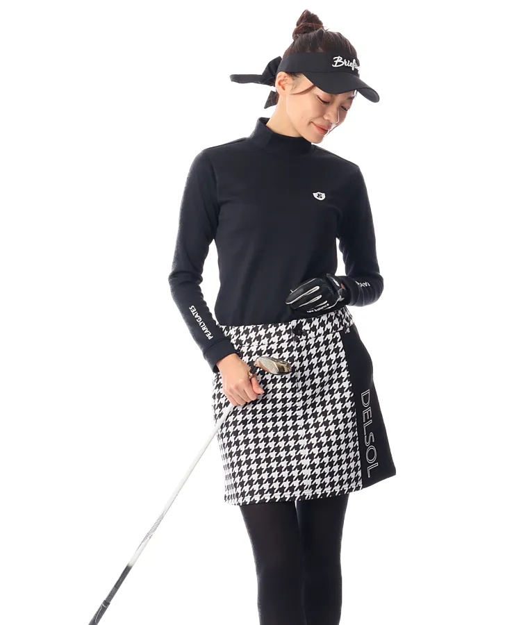 DELSOL GOLF デルソル 総柄 千鳥柄 スカート ゴルフ ウェア セール】デルソルゴルフ | レディースゴルフウェア通販【VIVID