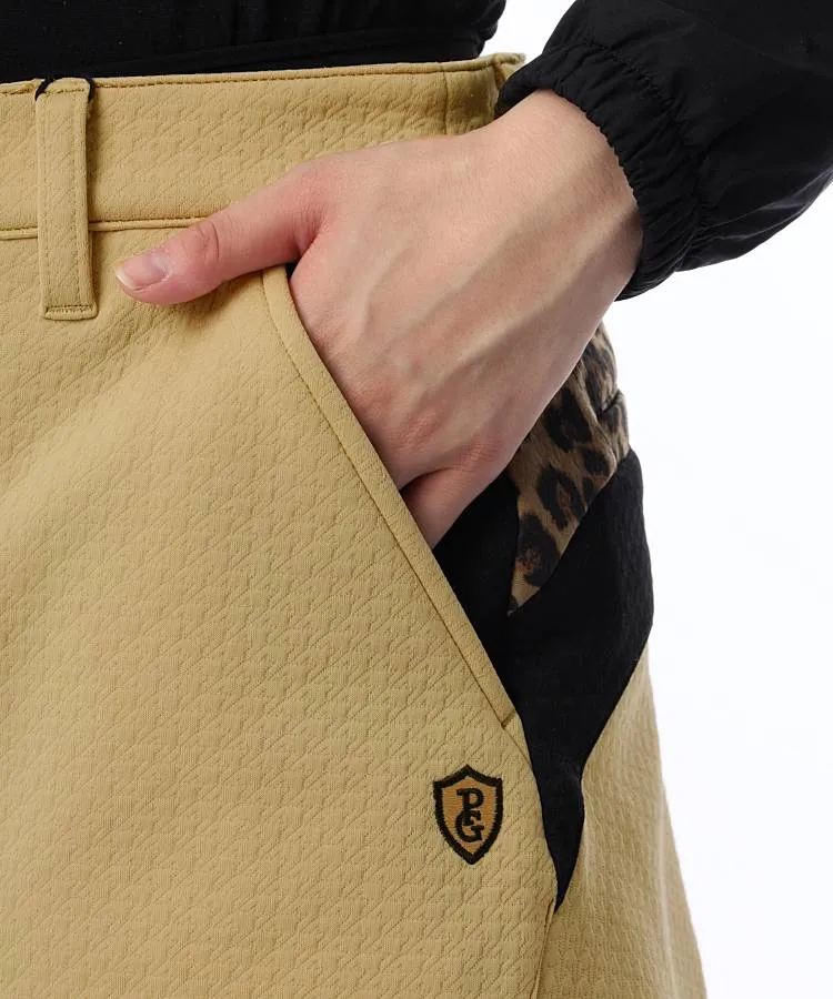 パーリーゲイツ PG 【ワゴンセール】レオパード配色切替スカート