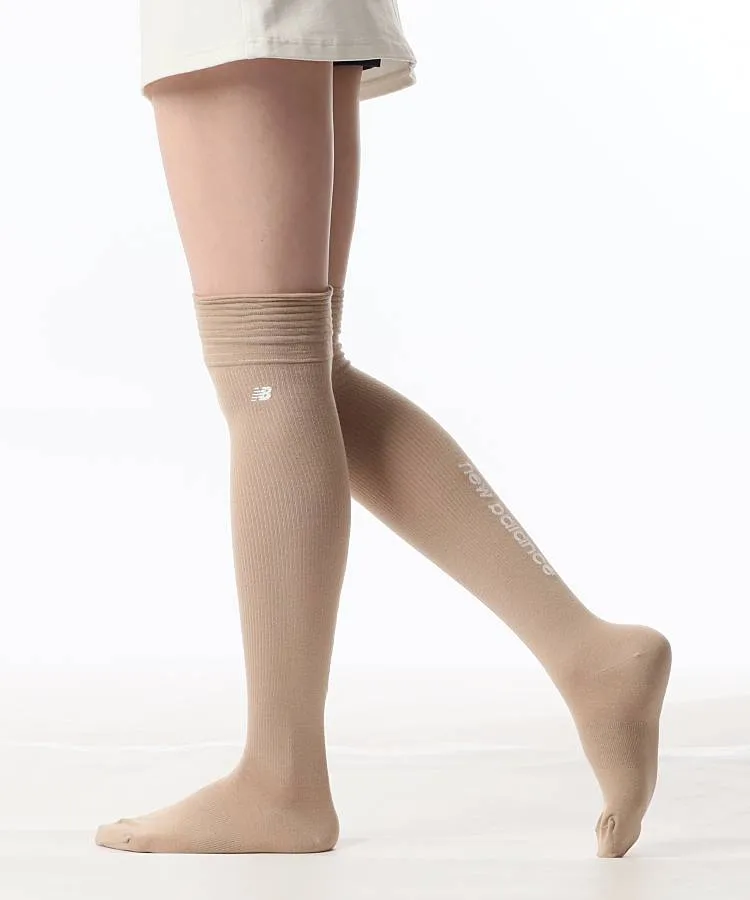 ニューバランスゴルフ NB 抗菌防臭☆ラメLineフリルニーハイソックス