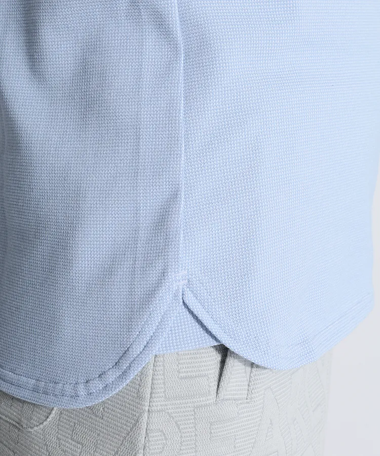 パーリーゲイツ PG 吸水速乾カノコ長袖ポロシャツ レディース