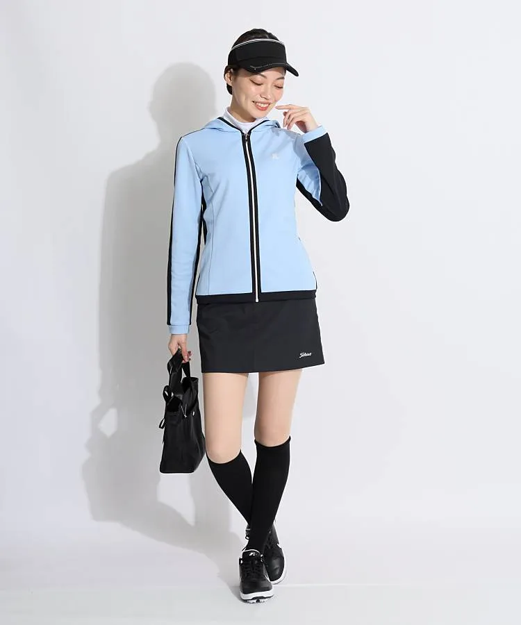 ランバン スポール LV 吸汗速乾UV袖ロゴテープフルジップパーカー