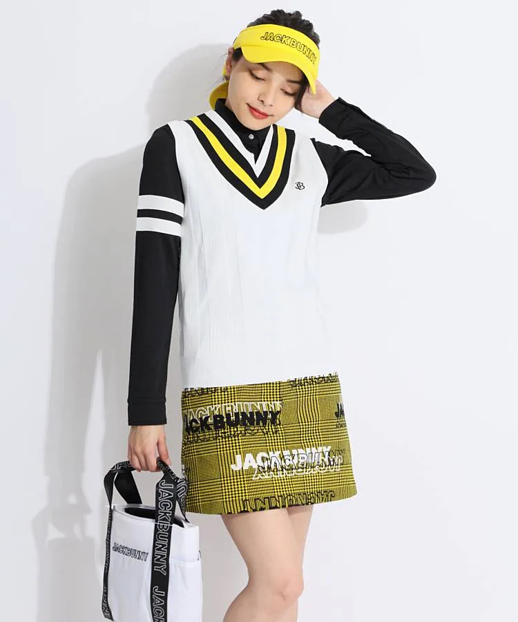 ジャックバニー JB 袖ダブルライン長袖ポロシャツ レディース