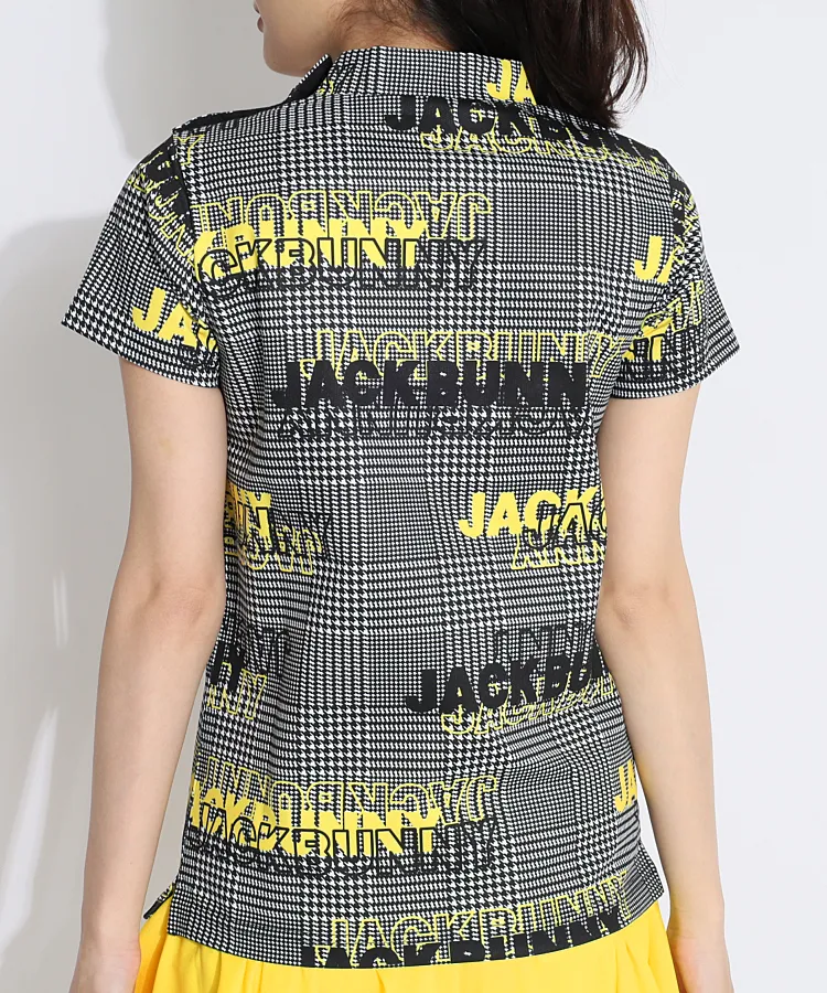 ☆新品☆2023年モデルJack Bunny!! 千鳥ロゴ総柄 モックネック 1