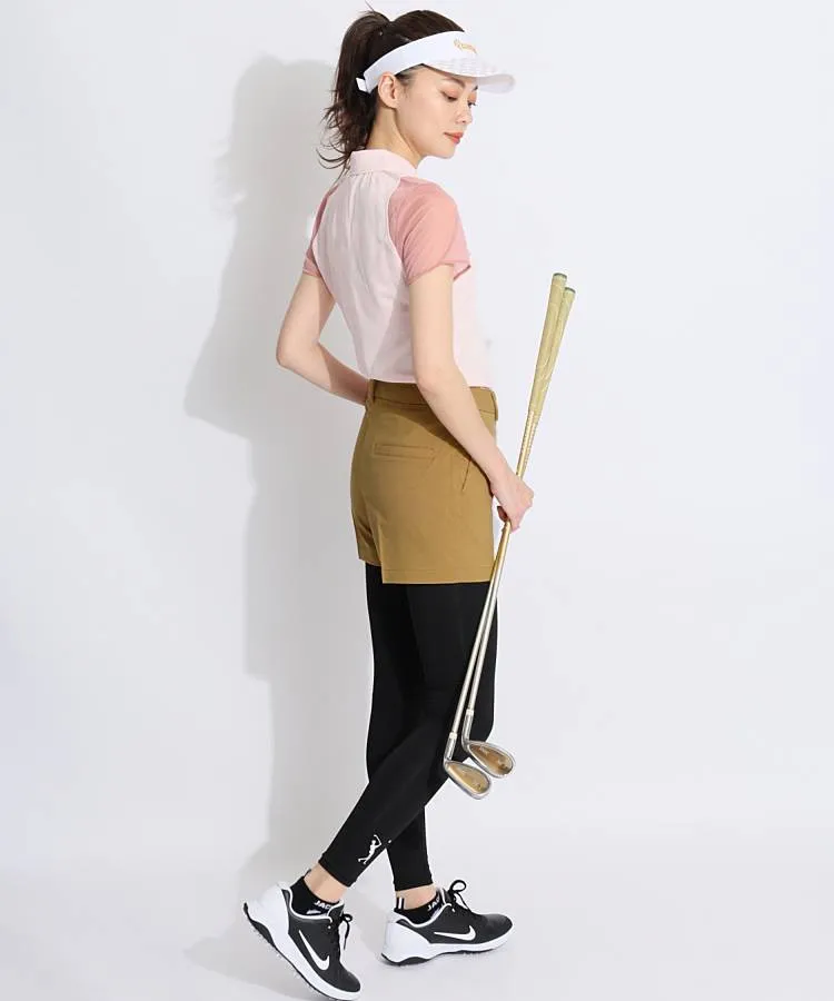 マーク&ロナ　カーゴパンツ　スカルスウィング　刺繍　レディースXS　ゴルフウエア マーク&ロナ カーゴパンツ スカルスウィング 刺繍 レディースXS ゴルフ