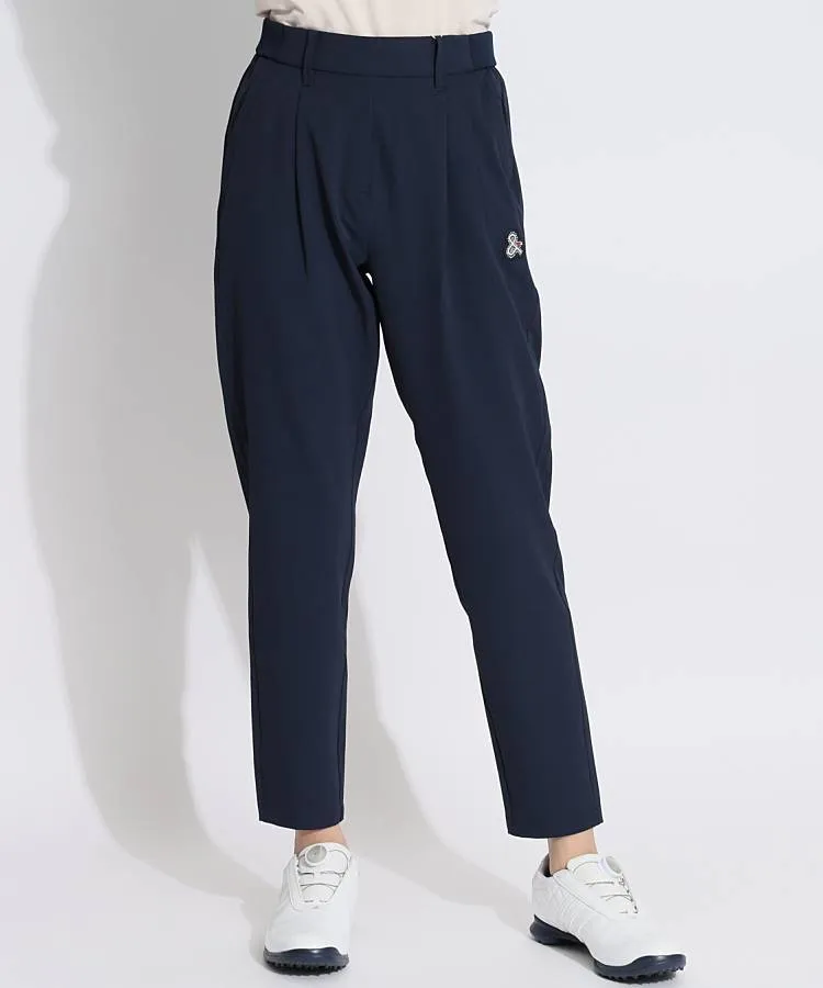 新品 and per se LL ストレッチ スウェット テーパードパンツ